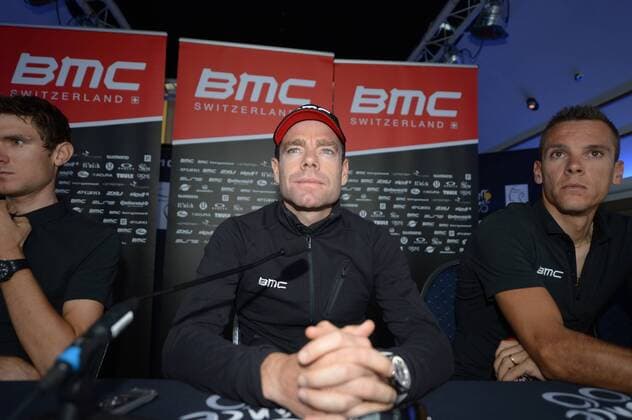 2013, conferenze stampa 2 vigilia Tour de France 2013, Bmc 2013, Evans Cadel, Porto Vecchio nave Mega Smeralda 