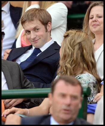 Great Britain s Olympians Laura Trott and her boyfriend Jason Kenny in the royal box at The Wimbledon Tennis Championships The All England Lawn Tennis Club, Wimbledon, United Kingdom Saturday, 29th June 2013 AndrewxParsonsx xi-Images  IIM-0161-0010