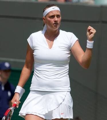 PROPAGANDA20130629 Tennis: Wimbledon Championship 2013, Petra Kvitova (CZE) during the Ladies Singles 3rd Round match on day six of the Wimbledon Lawn Tennis Championships at the All England Lawn Tennis and Croquet Club. xHOCHxZWEIx xPropagandax 