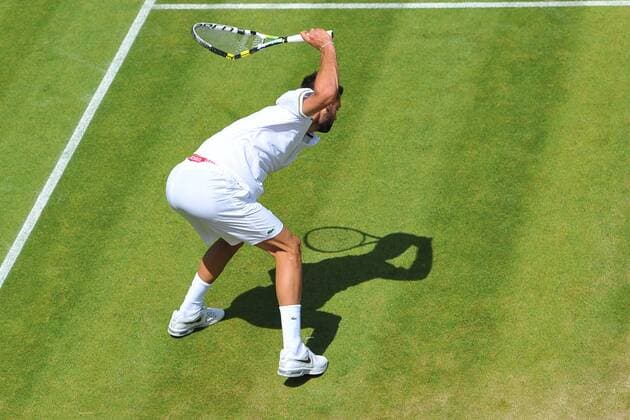 Benoit Paire (Fra) TENNIS : Wimbledon 2013 - 29 06 2013 TennisMagazine Panoramic 