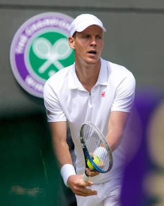 PROPAGANDA20130629 Tennis: Wimbledon Championship 2013, Tomas Berdych (CZE) during the Gentlemen s Singles 3rd Round match on day six of the Wimbledon Lawn Tennis Championships at the All England Lawn Tennis and Croquet Club. xHOCHxZWEIx xPropagandax 
