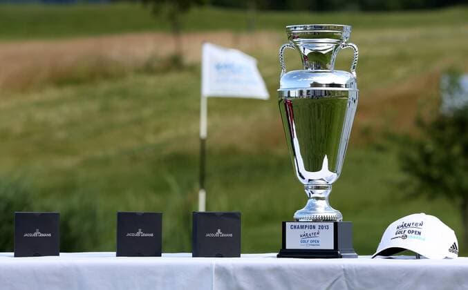 GOLF - Kaernten Golf Open 2013 ST.GEORGEN AM LAENGSEE,AUSTRIA,30.JUN.13 - DIVERS, GOLF - European Challenge Tour, Kaernten Golf Open, GC St. Veit Laengsee, Siegerehrung. Bild zeigt den Pokal. 