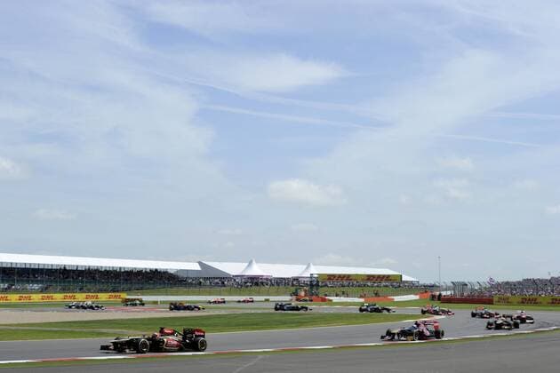 Motorsports: FIA Formula One World Championship 2013, Grand Prix of Great Britain, 7 Kimi Raikkonen (FIN, Lotus F1 Team), xHOCHxZWEIx