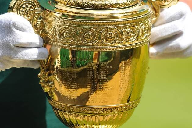 Die Trophäe der Herren - Wimbledon TENNIS : Wimbledon 2013 - 01 07 2013 