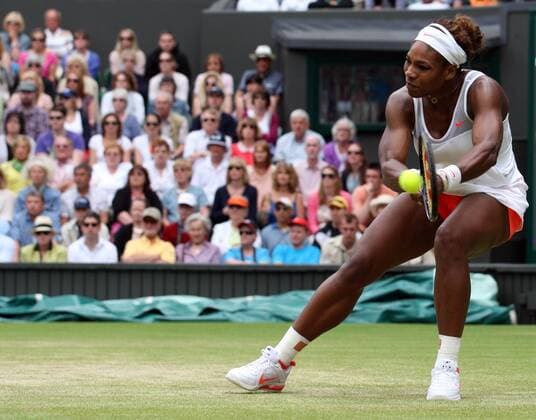 01.07.2013. Wimbledon, London, England. Day Seven of the The Wimbledon Tennis Championships 2013 held at The All England Lawn Tennis and Croquet Club, London, England, UK. Serena Williams ( USA ). xKieranxGalvinx  ActionPlus11425550
