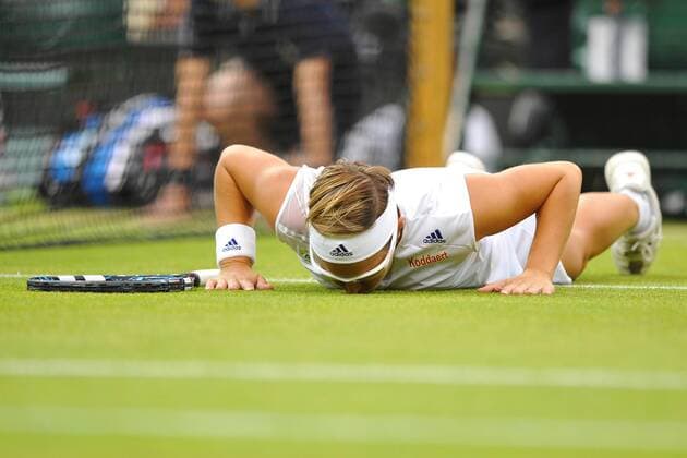 Kirsten Flipkens (Bel) TENNIS : Wimbledon 2013 - 02 07 2013 TennisMagazine Panoramic 