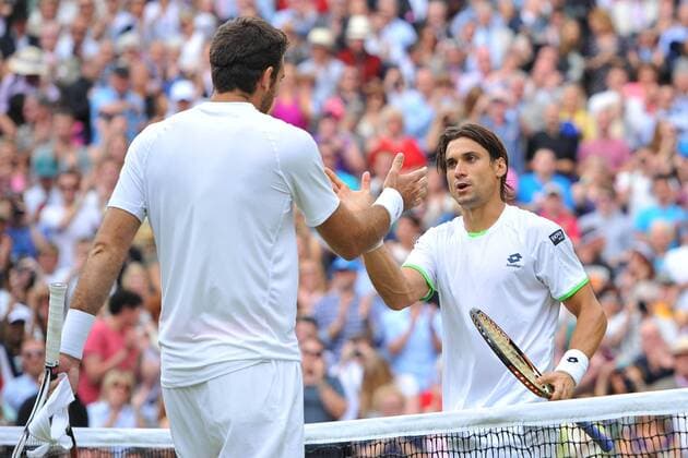 Juan Martin Del Potro (Arg) vs David Ferrer (Esp) TENNIS : Wimbledon 2013 - 03 07 2013 TennisMagazine 