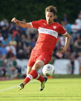 Köngen, Fußball Herren 1. Bundesliga Saison 2013 2014 Testspiel TSV Köngen vs. VfB Stuttgart Martin Harnik ( VFB )