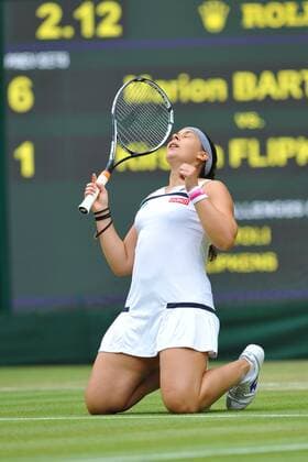 Marion Bartoli (Fra) TENNIS : Wimbledon 2013 - 04 07 2013 TennisMagazine Panoramic 