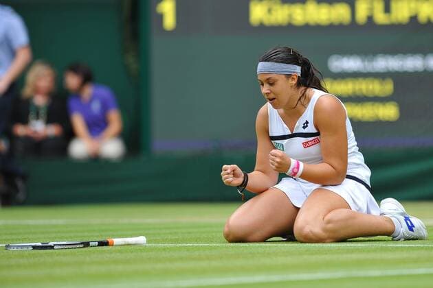 Marion Bartoli (Fra) TENNIS : Wimbledon 2013 - 04 07 2013 TennisMagazine Panoramic 