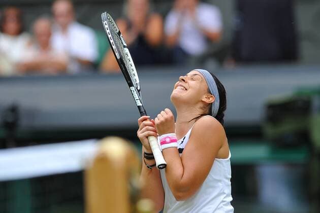 Marion Bartoli (Fra) TENNIS : Wimbledon 2013 - 04 07 2013 TennisMagazine Panoramic 