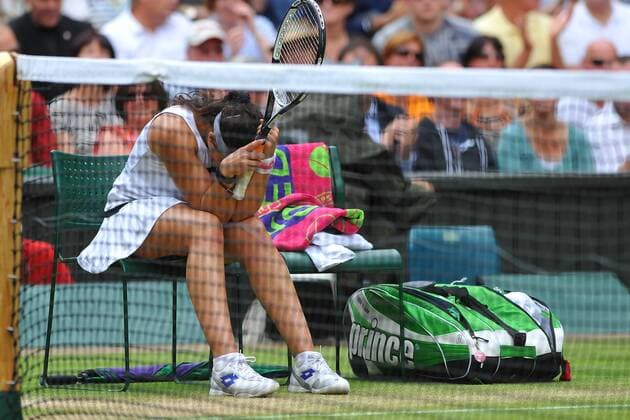 Marion Bartoli (Fra) TENNIS : Wimbledon 2013 - 04 07 2013 TennisMagazine Panoramic 