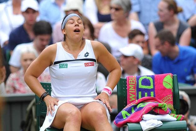 Marion Bartoli (Fra) TENNIS : Wimbledon 2013 - 04 07 2013 TennisMagazine Panoramic 