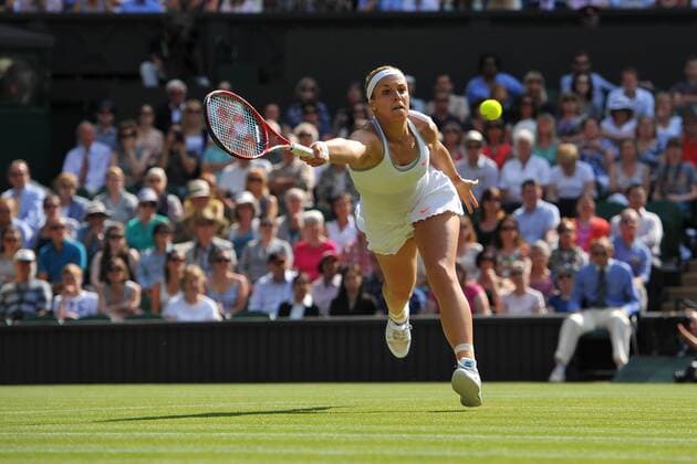 Sabine Lisicki (Ger) TENNIS : Wimbledon 2013 - 04 07 2013 TennisMagazine Panoramic 