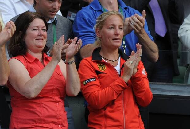 2013 Wimbledon Tennis Championships London England 24.6- 7.7.2013 Barbara Rittner und Elisabeth Lisicki, Mutter von Sabine Lisicki