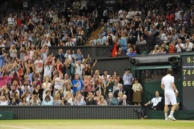 Andy Murray (GB) TENNIS : Wimbledon 2013 - 06 07 2013 TennisMagazine Panoramic 