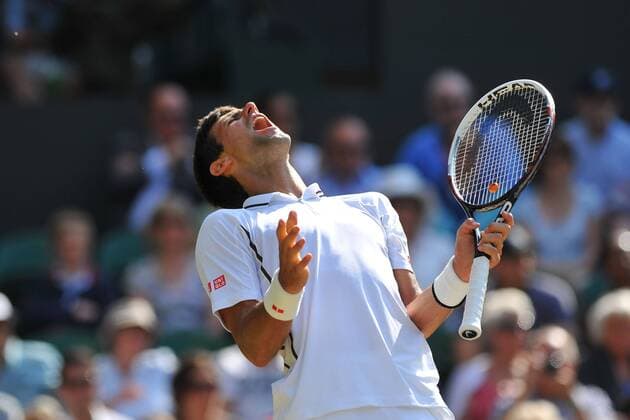 Novak Djokovic (Ser) TENNIS : Wimbledon 2013 - 06 07 2013 TennisMagazine Panoramic 
