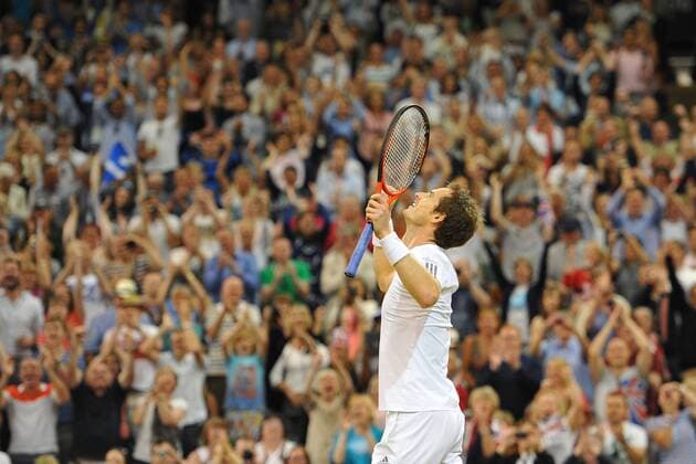 Andy Murray (GB) TENNIS : Wimbledon 2013 - 06 07 2013 TennisMagazine Panoramic 