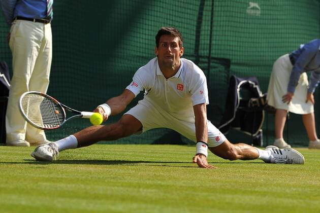 Novak Djokovic (Ser) TENNIS : Wimbledon 2013 - 06 07 2013 TennisMagazine Panoramic 