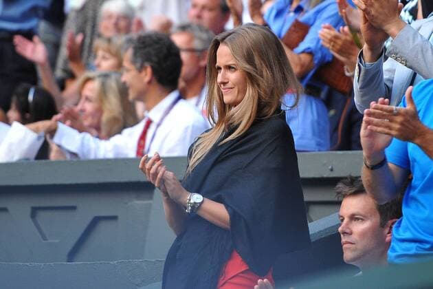 Andy Murray (GB) girlfriend Kim Sears TENNIS : Wimbledon 2013 - TennisMagazine Panoramic 