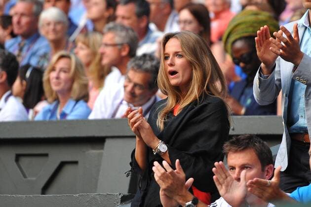 Andy Murray (GB) girlfriend Kim Sears TENNIS : Wimbledon 2013 - TennisMagazine Panoramic 
