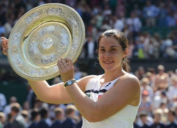 Tennis - 2013 Wimbledon Championships - Womens Final Marion Bartoli with the Ladies Shield 