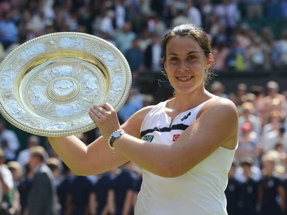 Tennis - 2013 Wimbledon Championships - Womens Final Marion Bartoli with the Ladies Shield 
