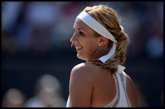 Sabine Lisicki close to tears in the Women s Final at the Wimbledon Tennis Championships The All England Lawn Tennis Club, Wimbledon, United Kingdom Saturday, 6th July 2013 AndrewxParsonsx xi-Images  IIM-0190-0063