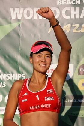 July 6, 2013 - 06.07.2013, Stare Jablonki, Beachvolleyball World Championships, final, Chen Xue (CHN), MVP der WM, xTomaszxJastrzebowskixFotoxOlimpikx Chen Xue (CHN), - ZUMAc04