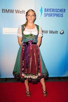 Anni Friesinger Postma bei der Verleihung Bayerischer Sportpreis 2013 am 06.07.2013 in München Bayerischer Sportpreis 2013, München 