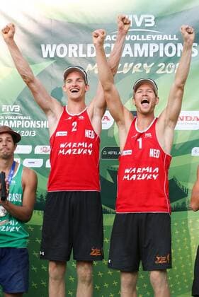 Stare Jablonki Beachvolleyball WM Robert Meeuwsen, Alexander Brouwer (NED) - ZUMAc04