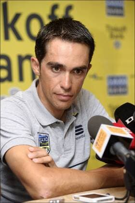Alberto Contador Velasco (Spain Team Saxobank - Saxo Bank - Tinkoff Bank) CYCLISME : Tour de France 2013 - Etape de Repos - 08 07 2013 PhotoNews Panoramic 