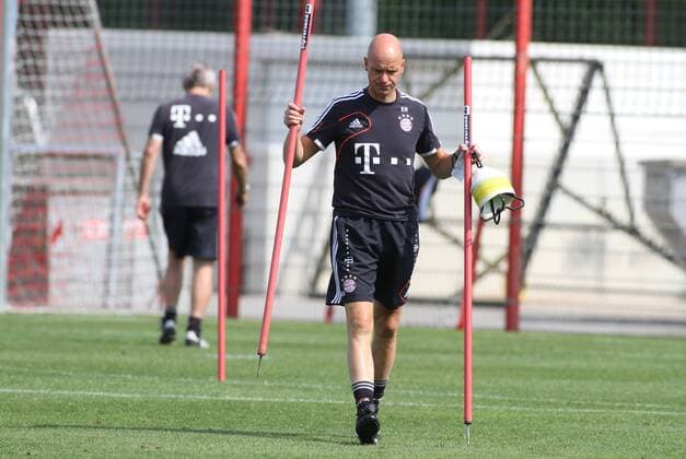 Trainer Erik ten Hag (FC Bayern München II) Fussball Regionalliga Bayern FC Bayern München II- Training 09.07.2013