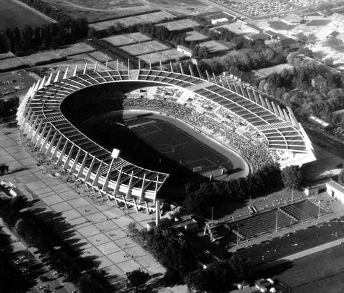 Fußball, Stadiongeschichte Fortuna Düsseldorf Rheinstadion, Heimspielstätte der Fortuna aus Düsseldorf