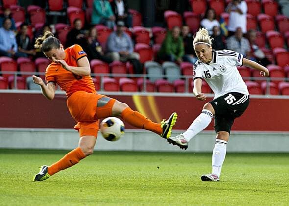 Sweden Växjö 2013 07 11 UEFA Womens Euro 2013 Germany(GER) vs Netherlands(NED) Jennifer Cramer(GER) KP031002 