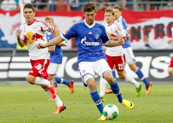 FUSSBALL - RBS vs Schalke, Testspiel SALZBURG,AUSTRIA,11.JUL.13 - FUSSBALL - tipp3 Bundesliga powered by T-Mobile, DFL, 1. Deutsche Bundesliga, Red Bull Salzburg vs FC Schalke 04, Vorbereitungsspiel. Bild zeigt Leon Goretzka (Schalke). 