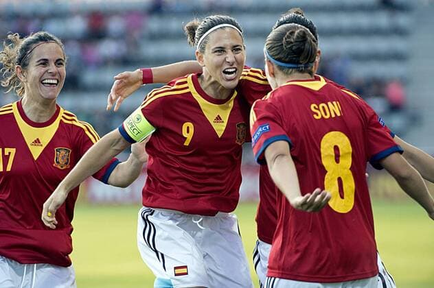 Sweden Linköping 2013 07 12 UEFA Womens Euro 2013 England(ENG) vs Spain(ESP) VERONICA BOQUETE(esp) 0-1 KP031002 