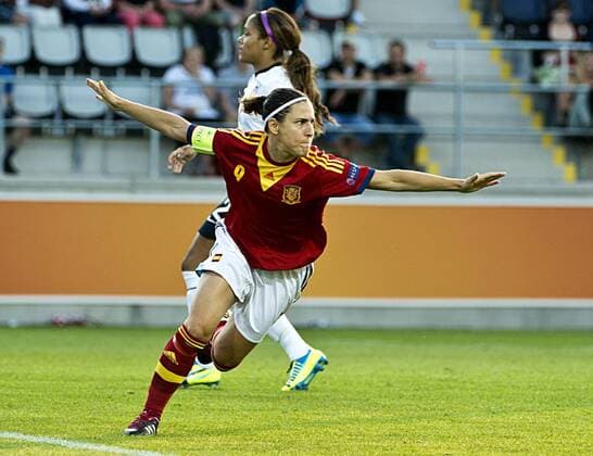 Sweden Linköping 2013 07 12 UEFA Womens Euro 2013 England(ENG) vs Spain(ESP) VERONICA BOQUETE(esp) 0-1 KP031002 
