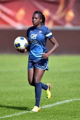Viviane Asseyi FOOTBALL : Entrainement Equipe de France - UEFA Euro Feminin - 13 07 2013 AnthonyBIBARD FEP Panoramic 