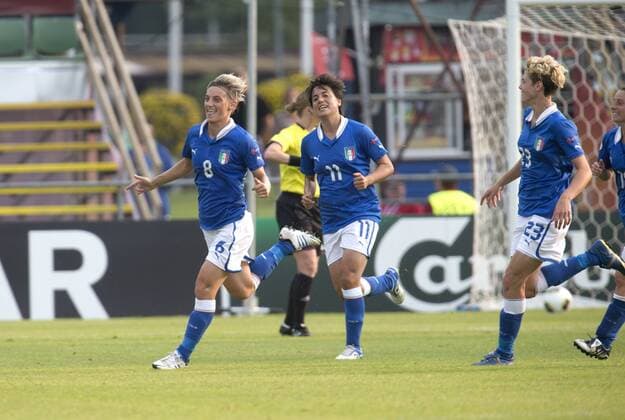 Sweden 20130713 Halmstad Örjans vall UEFA Women s EURO 2013 Italy vs Denmark 1-0 Melania Gabbiadini Italy KP0500001 