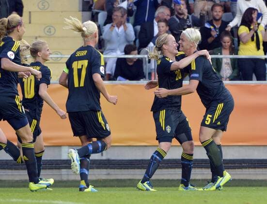 Sweden Göteborg 2013 07 13 fotball UEFA Womens Euro 2013 Finland vs Sweden 0-1 Nilla Fischer SWE KP031002 