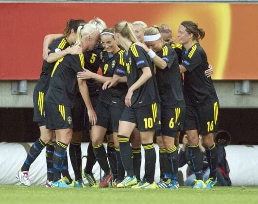 Sweden Göteborg 2013 07 13 UEFA Womens Euro 2013 Finland(FIN) vs SWEDEN(SWE) Kosovare Asllani 3-0 . KP031002 