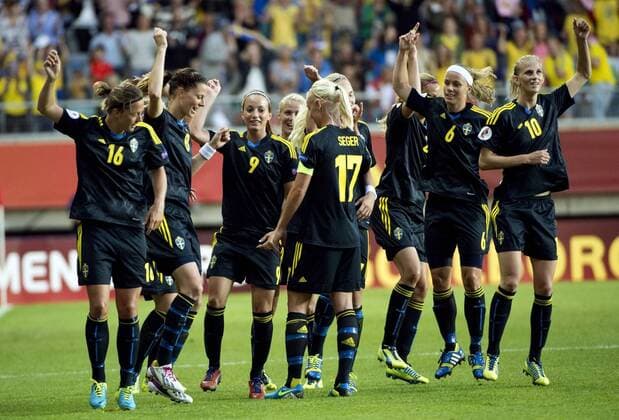 Sweden Göteborg 2013 07 13 UEFA Womens Euro 2013 Finland(FIN) vs SWEDEN(SWE) Lotta Schelin(SWE) 4- 0 . KP031002 