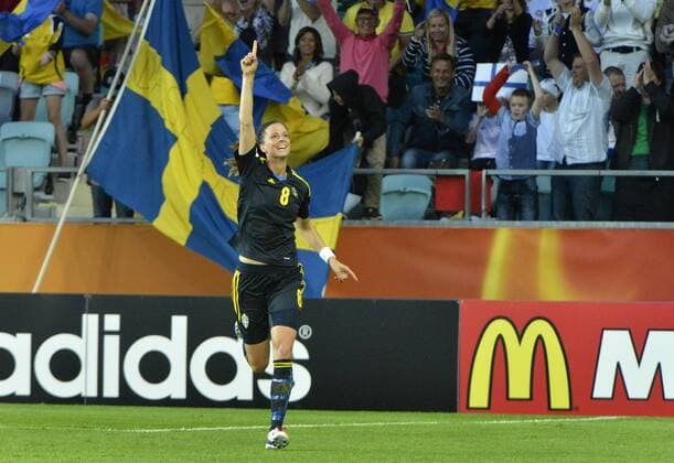 Sweden Göteborg 2013 07 13 fotball UEFA Womens Euro 2013 Finland vs Sweden Lotta Schelin 8 goal nr 4-0 goel ( SWE ) ( FIN ) KP031002 