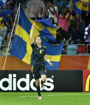 Sweden Göteborg 2013 07 13 fotball UEFA Womens Euro 2013 Finland vs Sweden Lotta Schelin 8 goal nr 4-0 goel ( SWE ) ( FIN ) KP031002 