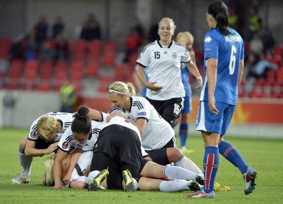 Sweden Göteborg 2013 07 13 fotball UEFA Womens Euro 2013 Iceland vs Germany, Lena Lotzen ( GER ) 0-1 to Germany KP031002 