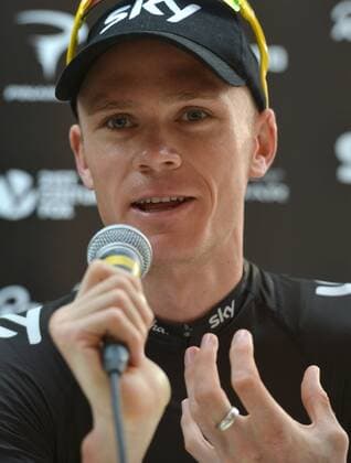 FROOME Christopher (GBR) of SKY PROCYCLING CYCLISME : Le Tour de France 2013 - Journee de repos - 15 07 2013 PHOTONEWS PANORAMIC 