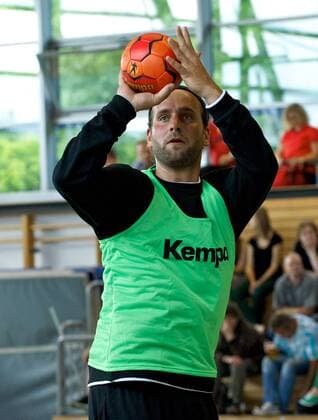 HBL Handball Bundesliga 11.07.2013 Füchse Berlin Training Silvio HEINEVETTER 12 TW Füchse