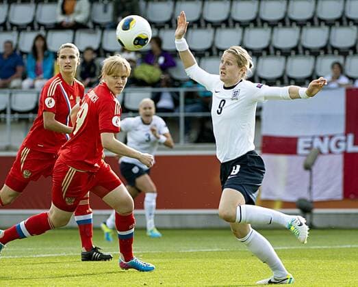 Linköping 2013 07 15 UEFA Womens Euro 2013 England(GBR) vs Russia(RUS) Ellen White(GBR) KP0300 
