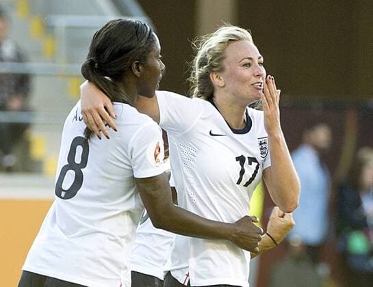 Linköping 2013 07 15 UEFA Womens Euro 2013 England(GBR) vs Russia(RUS) Toni Duggan(GBR)1-1 KP0300 